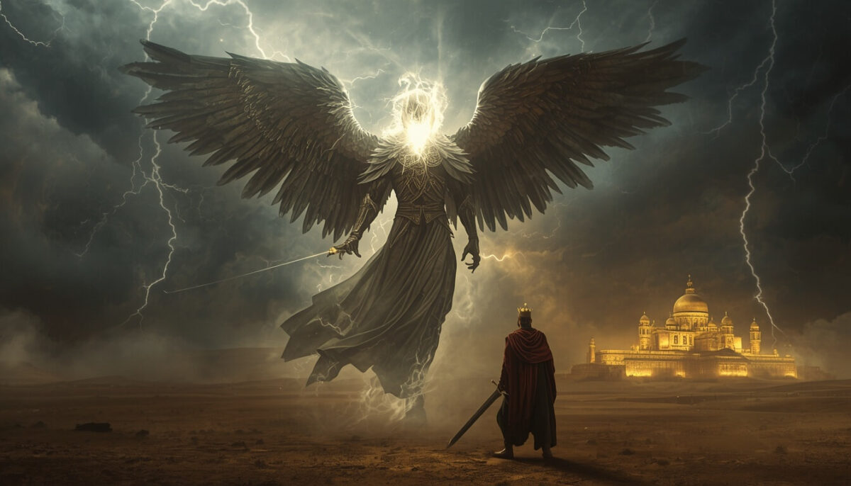 شداد کی جنت پر اللہ کا عذاب، آسمان سے اترتا ہوا فرشتہ اور بجلی
