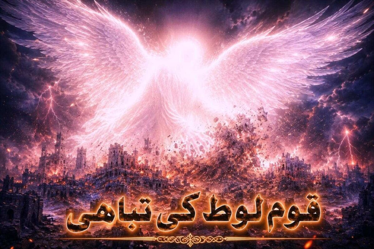 قوم لوط کی تباہیجب اللہ کا حکم آیا تو زمین الٹ دی گئی اور آسمان سے پتھر برسائے گئے۔ عبرت کا مقام ہے۔
